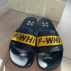OFF-WHITE slides by Virgil Abloh - womens size 40 (US 9) - worn once (indoors).